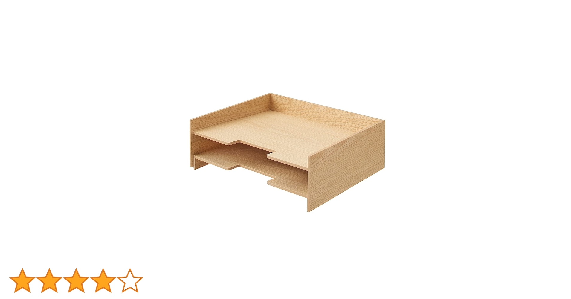 無印良品　MDF木製書類トレー、小物収納2種 Amazon.co.jp: 無印良品 木製書類整理トレー A4・2段 82603347